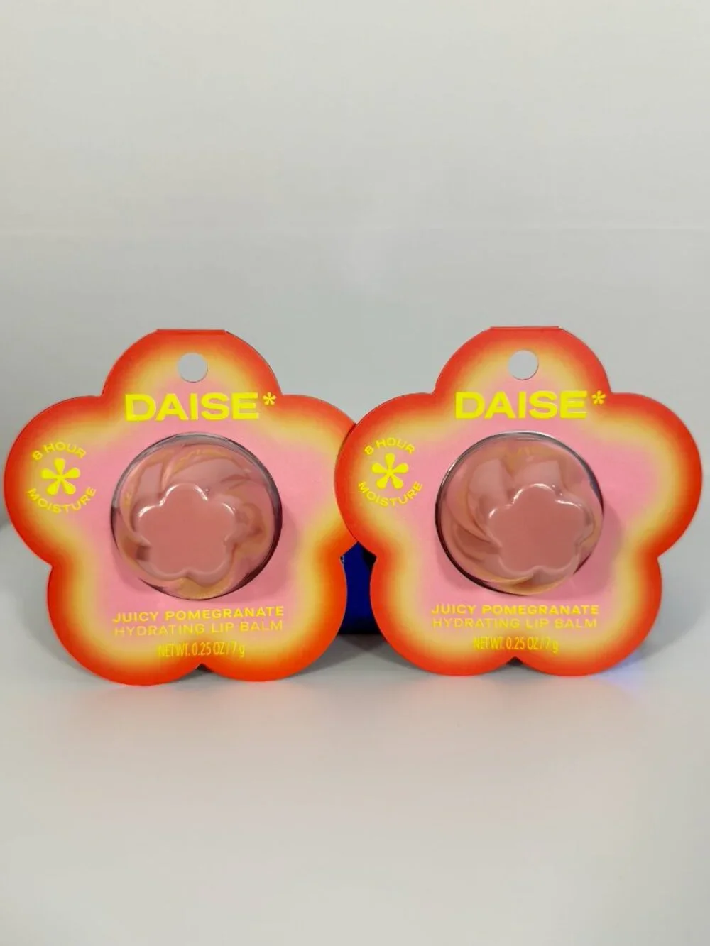 TWO Daise Juicy Pomegranate Hydrating Lip Balm 2 Pack 0.25 oz Each NWT